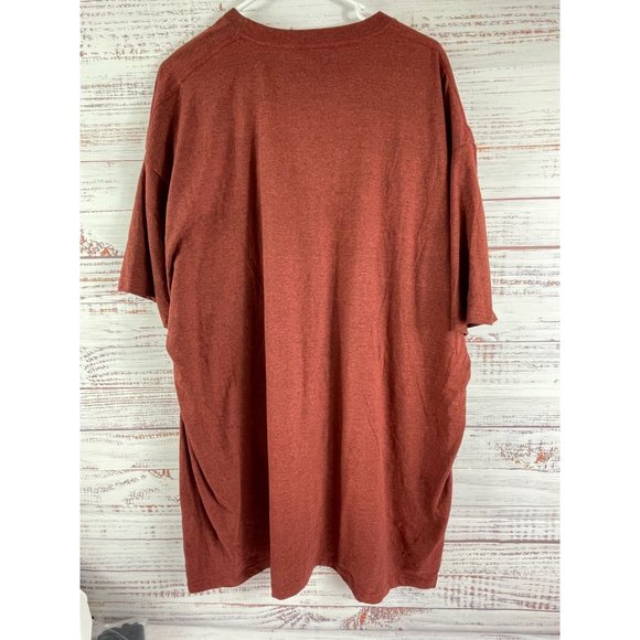 NWT Neff  Logo Heather Maroon Short Sleeved T-Shirt 3XL - Picture 3 of 6